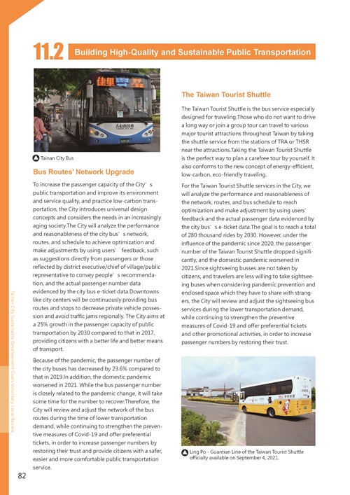 2021 Tainan City Sustainable Development Goal  Voluntary Local Review第85頁內容